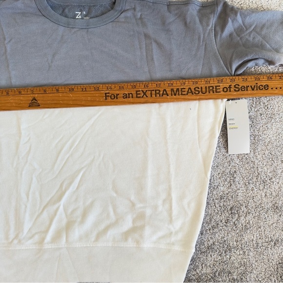 Zy By Zella Mind Body Energy Women’s Adult Pullover Sweatshirt Colorblock - Picture 10 of 10